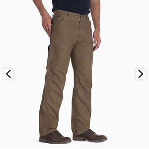 Khul flease lined men’s work pants. Brown